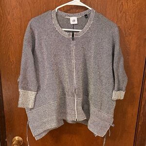 CAbi Cupids Cardigan Knit Striped Sweater